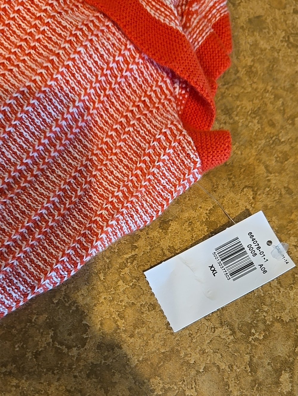 Old Navy Xxl Flutter-Sleeve Sweater Tank Vest Coral Brand New - Picture 4 of 16